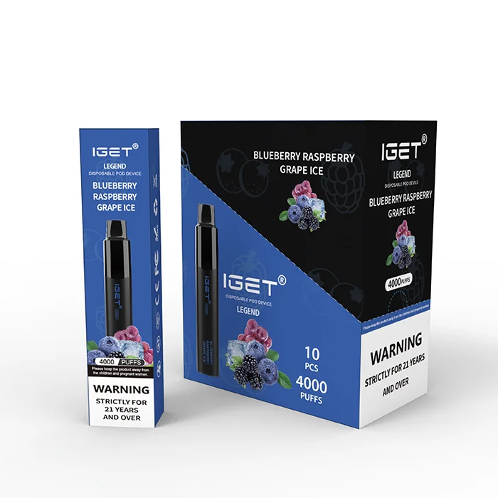 10 X Blueberry Raspberry Grape Ice IGet Legend – Melbourne Vapes